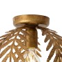 Goldene QAZQA Vintage Deckenleuchte Botanica mit filigranem Blattmuster und E27 Fassung. Stilvolle Lampe.