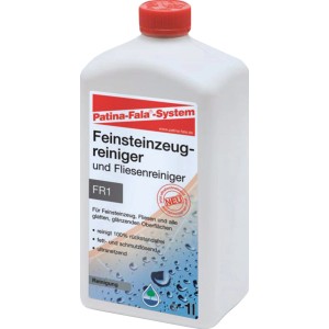 Patina Feinsteinzeug- und Fliesenreiniger, 1 Liter Flasche für die Reinigung von Fliesen.