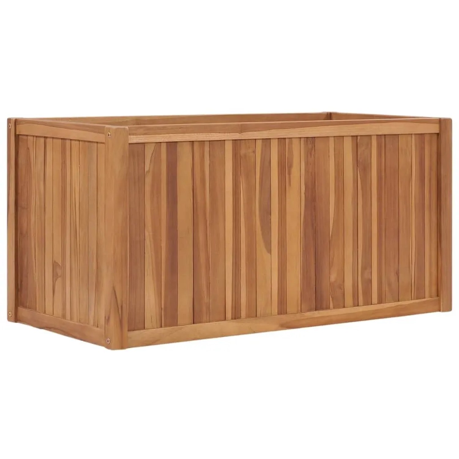 vidaXL Hochbeet 100x50x50 cm Massivholz Teak 48971