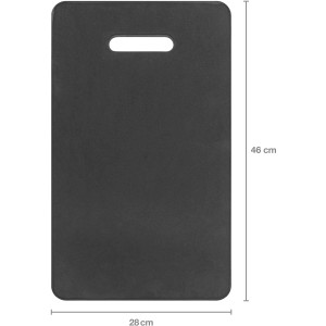 Fiskars Knieschoner Solid, schwarz-orange, für Gartenarbeit. Bequeme Knieunterlage mit Tragegriff.