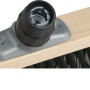LUX Besenkopf 40 cm mit X-Borstenstellung und Stielaufnahme im Detail.