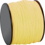 Gelbe Polypropylen Schnur (Ø 2 mm) auf Rolle, geeignet zum Binden und Schnüren.