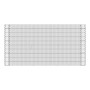 Gitterstruktur des Bellissa Gabionen-Hochbeets Premium, verzinkt, 120x75x100 cm.
