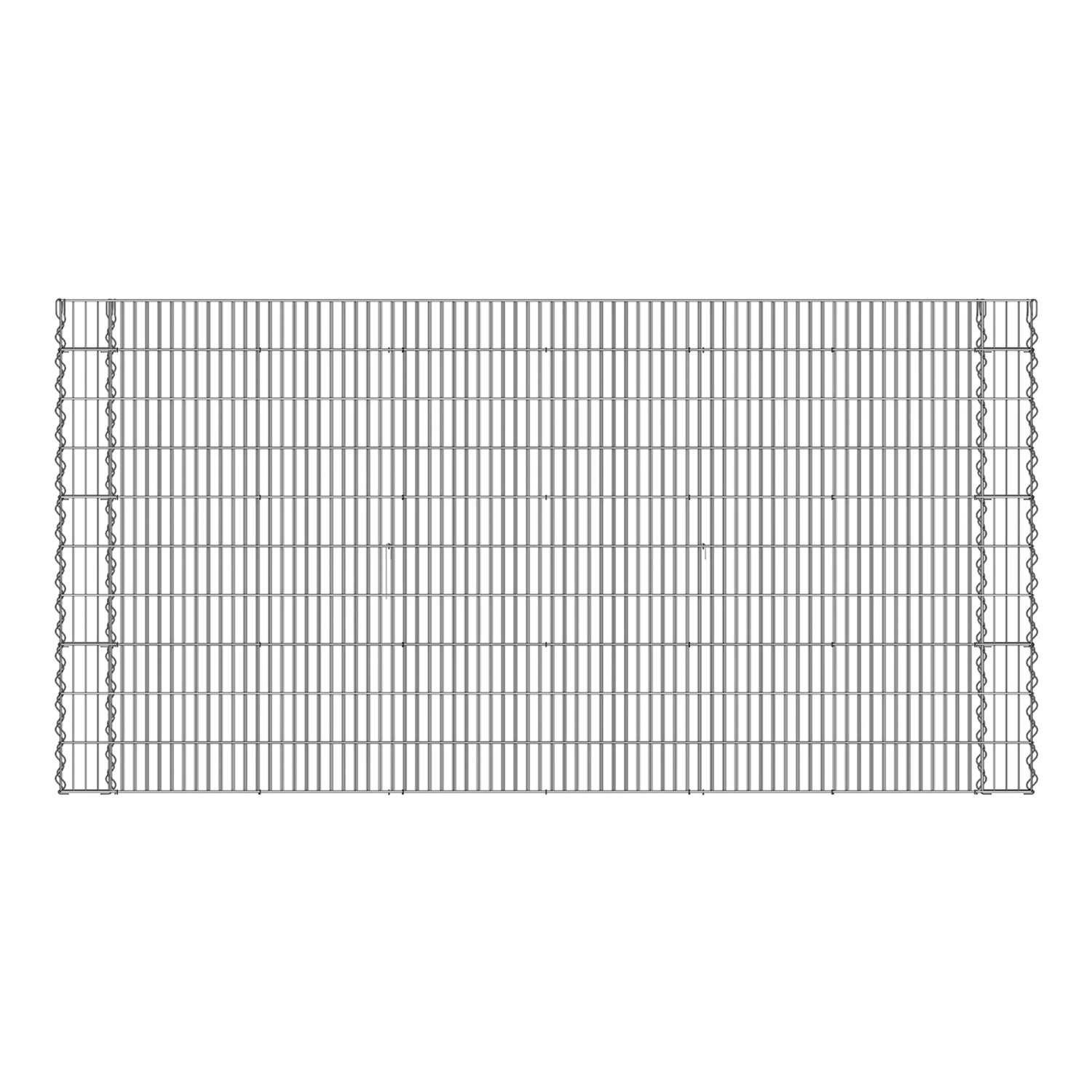 Gitterstruktur des Bellissa Gabionen-Hochbeets Premium, verzinkt, 120x75x100 cm.