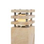 Moderne, beige Stehleuchte Grumpy (70 cm) für den Außenbereich. Elegante Gartenbeleuchtung.