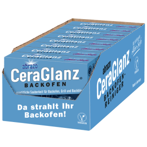 abrazo CeraGlanz Backofen Schwämme, 8er Pack. Reinigt Backofen, Bleche und Grillroste kratzfrei.