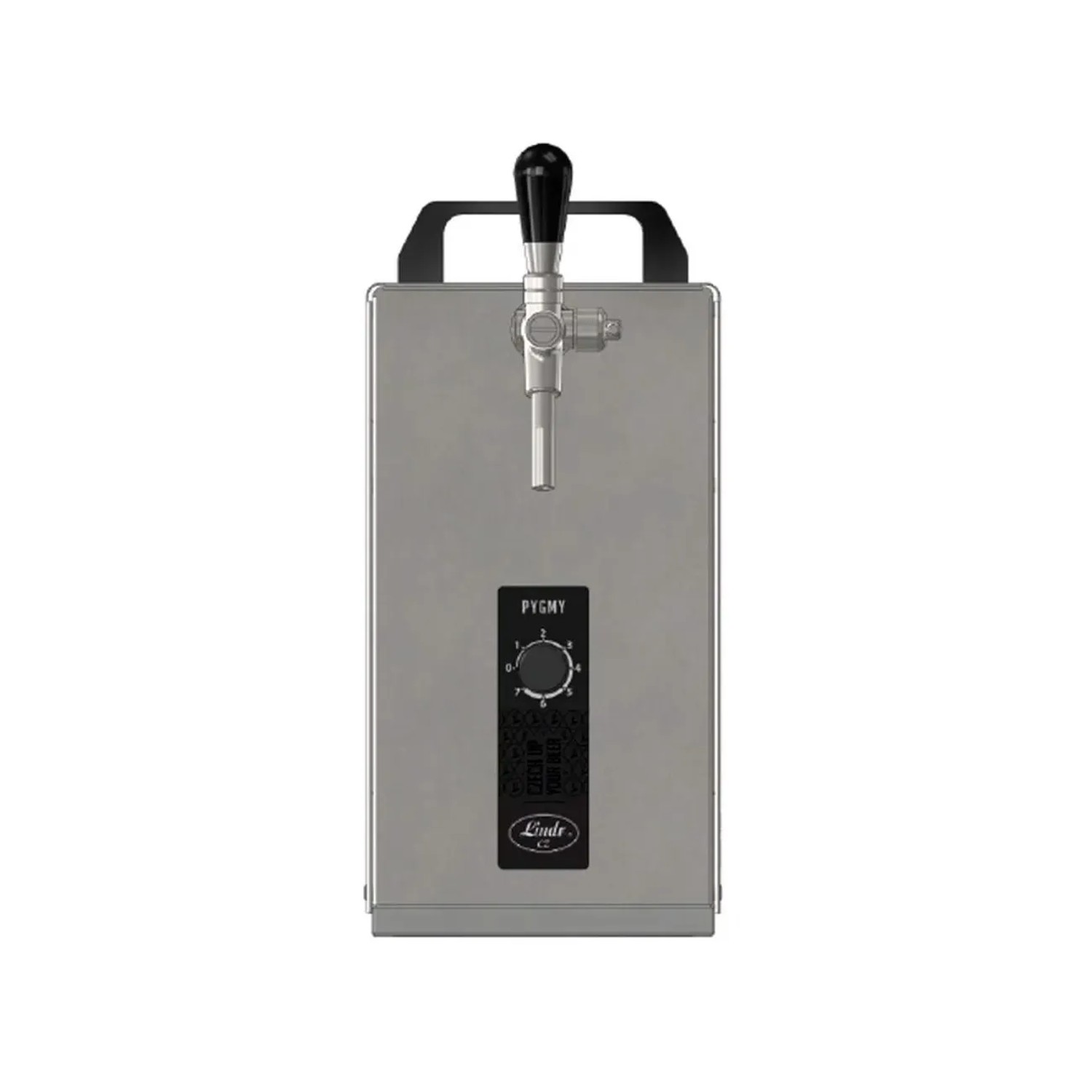 Ich-Zapfe Pygmy 25 Bierzapfanlage Trockenkühler 35 Liter/h 5/8 Anschluss Edelstahl Silber_5