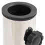 vidaXL Sonnenschirmständer für Ø38/48 mm Mast Silbern Edelstahl 4003375_4