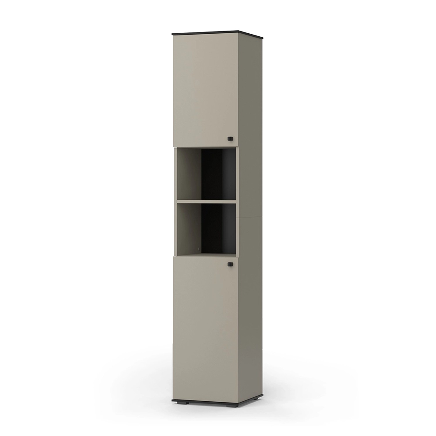 Vicco Badschrank Joli Greige 37 x 192 cm mit 2 Türen