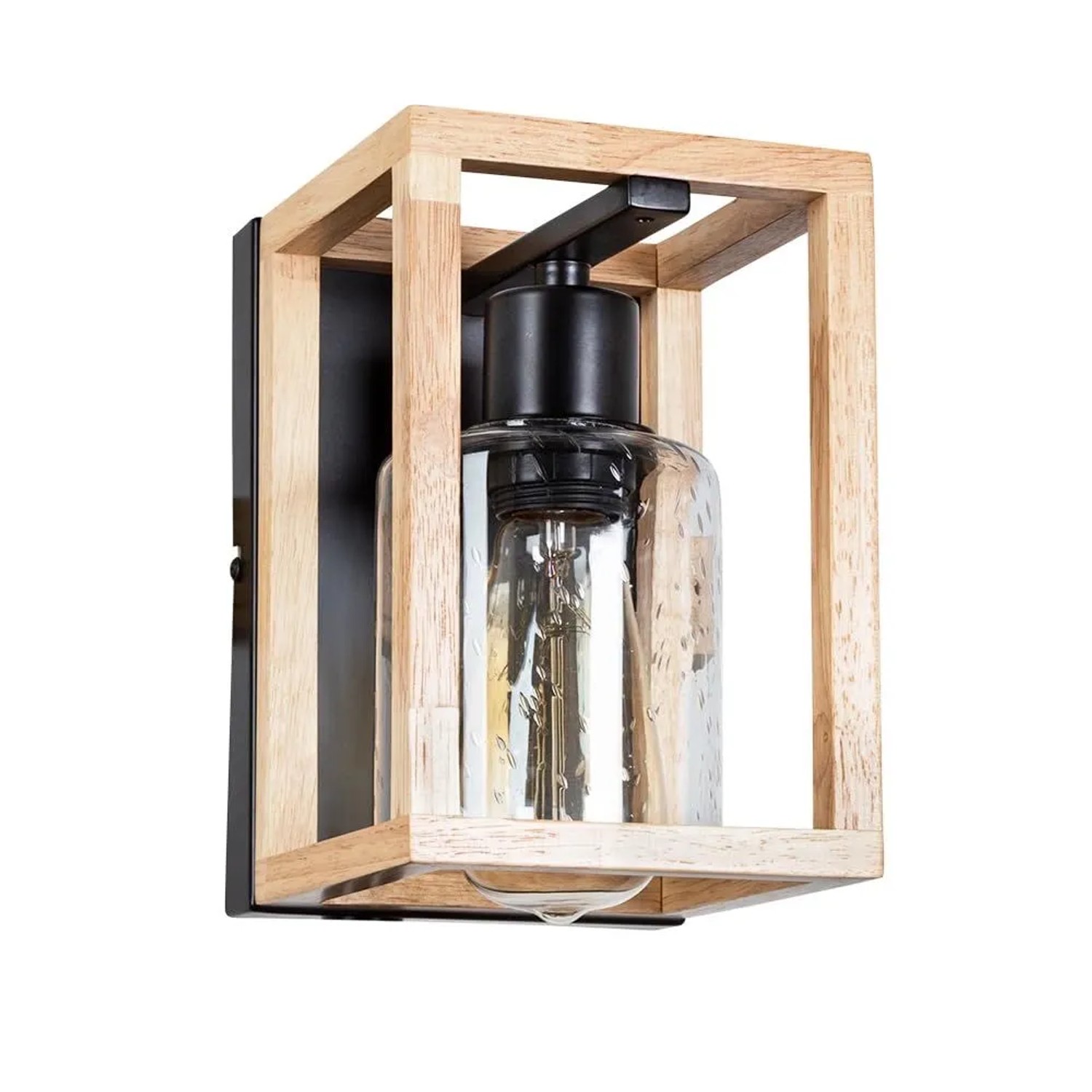 Arte Lamp Wandleuchte Dublin E27 Schwarz Metall
