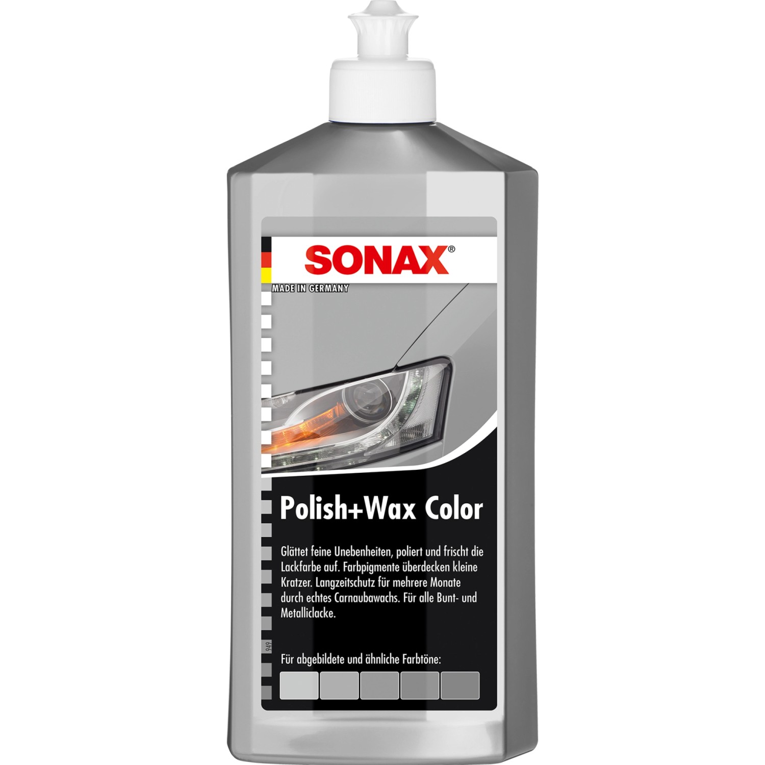 Sonax Polish & Wax Color Silbergrau 500 ml