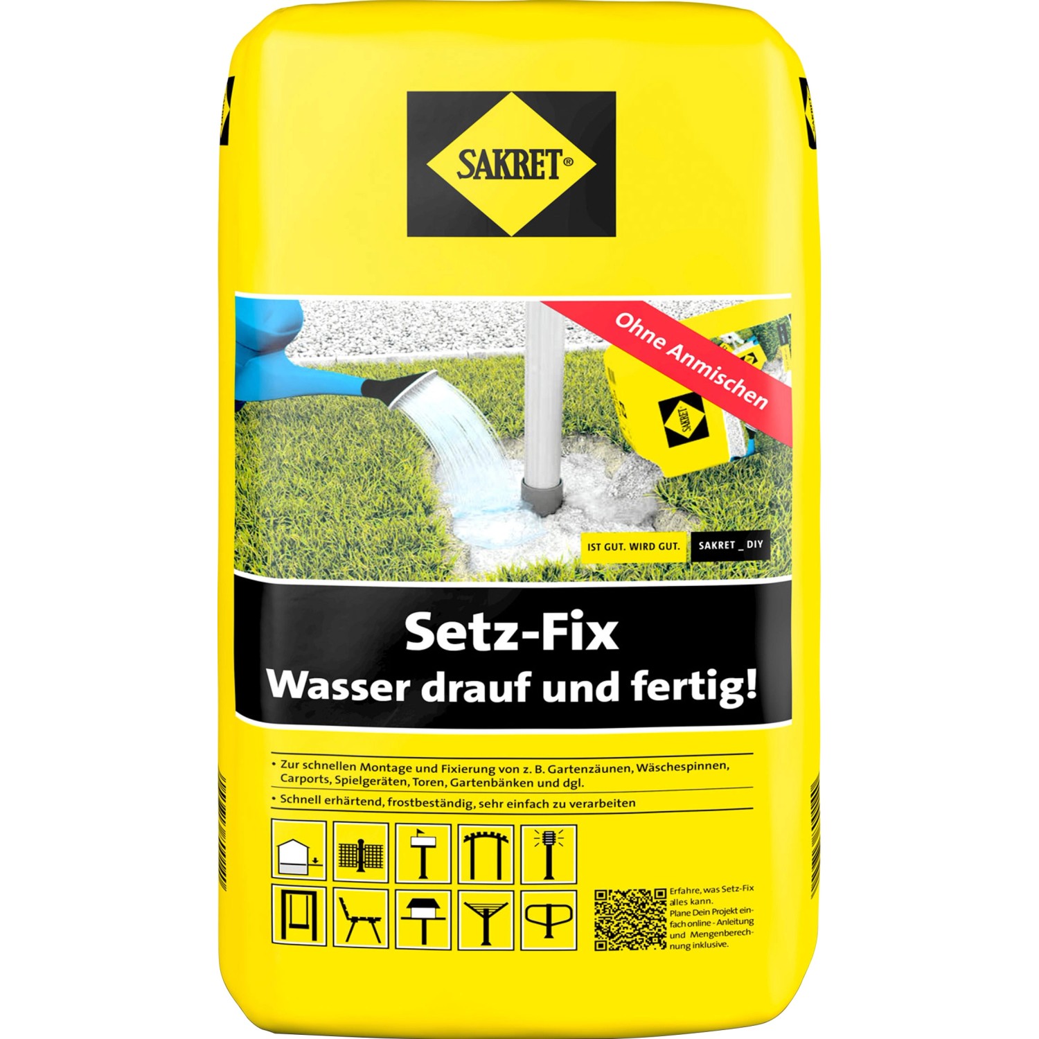 Sakret Mörtel Setz-Fix 25 kg