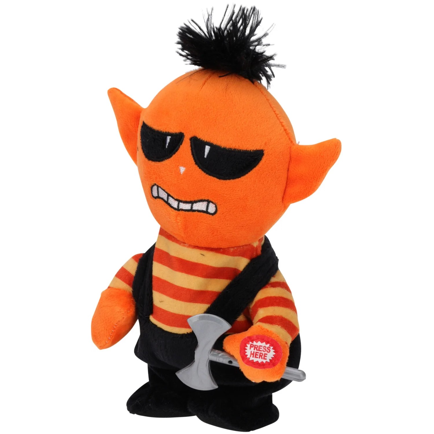 Halloween Figur, 20 cm, mit Sound und Bewegung, in verschiedenen Farben.