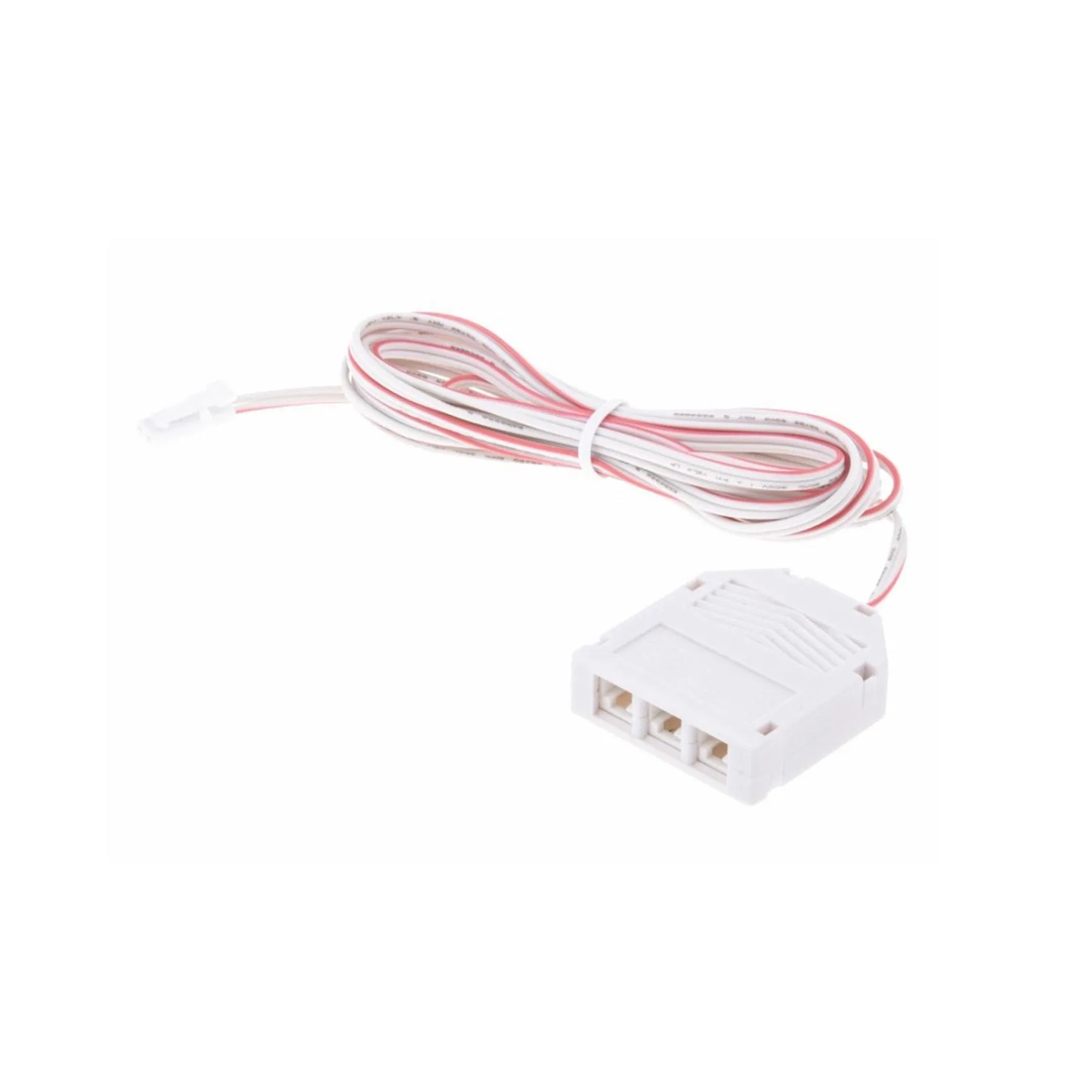 SOTECH 3 Fach Verteiler mit MiniAMP Buchse 2000 mm Weiß