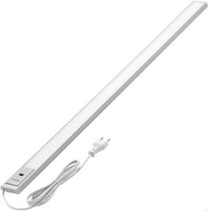 Dimmbare LED Unterbauleuchte Riva, 90cm, Aluminium, warmweißes Licht, mit Sensor und Schalter.