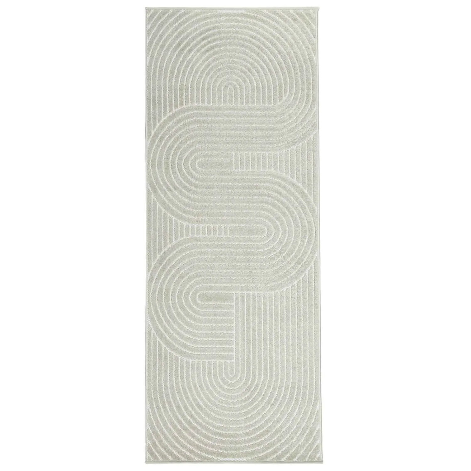 vidaXL Bereichsteppiche PALMERAS Grün 200 x 80 cm Polyester 42022597