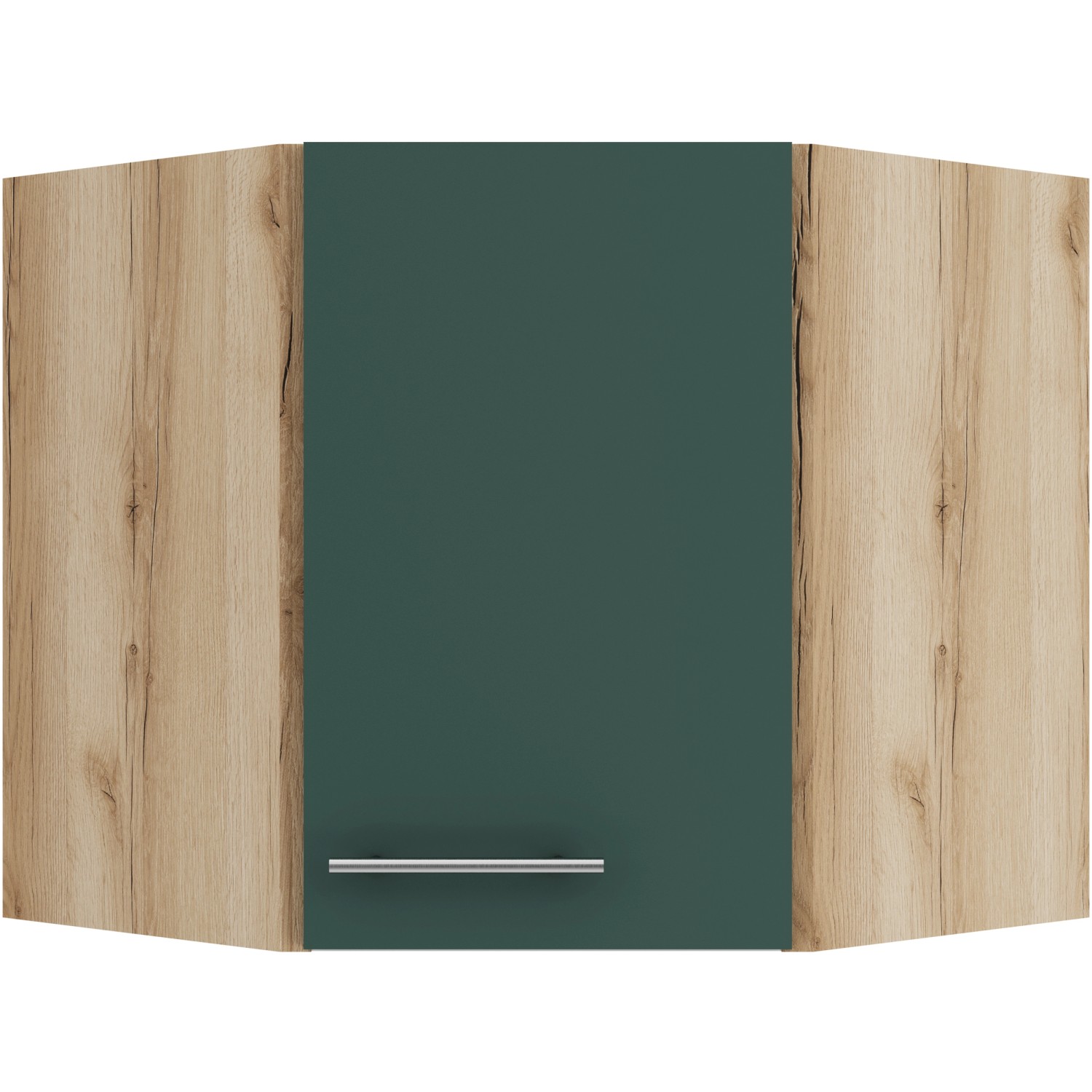 OPTIFIT Savona405 Eckoberschrank 60 x 60 cm Steingrün günstig online kaufen