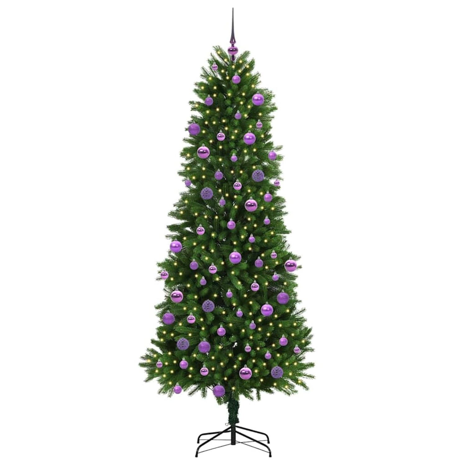 Thumbnail - vidaXL Weihnachtsbaum mit 300 LEDs mit Ständer Grün 240 cm PE 3396355