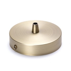 Orion Lightstyle Deckenbaldachin in Antikmessing, Ø 100 mm für Lampen & Leuchten.