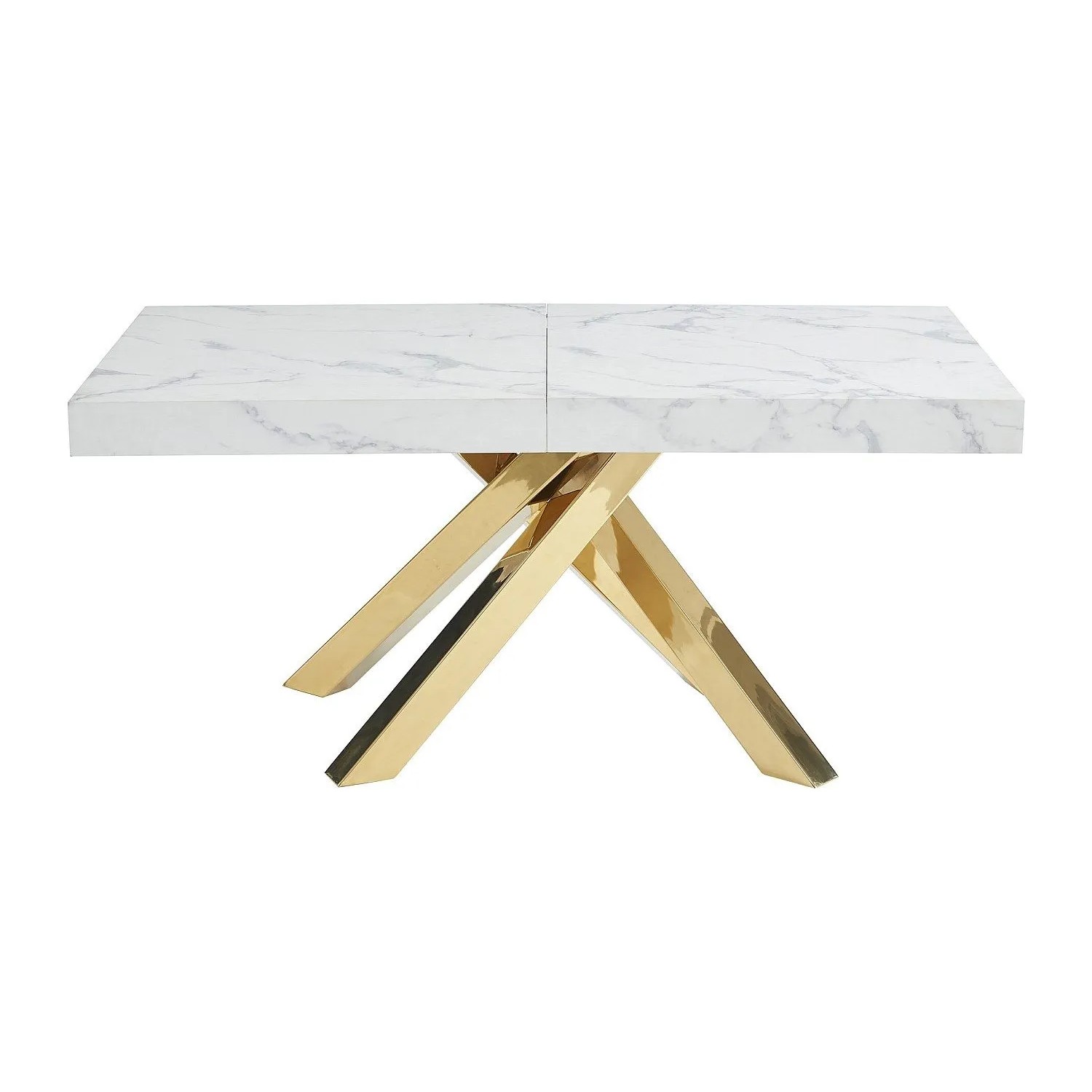 Vente-unique Esstisch Catonav Weiß 200 cm  160 cm  240 cm