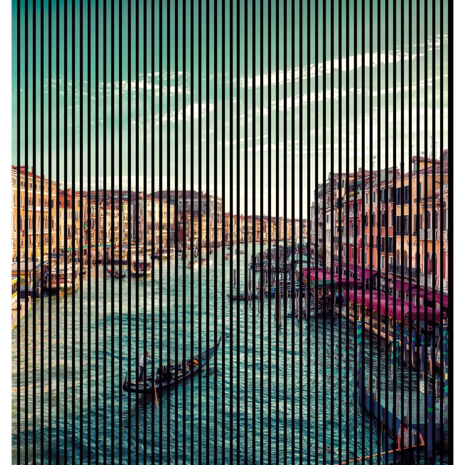 FN Acustico Akustikplatte Venedig 1 PET u. MDF Foliert 2.253 x 19 x 2.400 mm