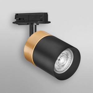 Ledvance Schienensystem Spot Stelle Cylinder in Weiß-Gold, 14,2 cm. Strahler für flexible Beleuchtung.