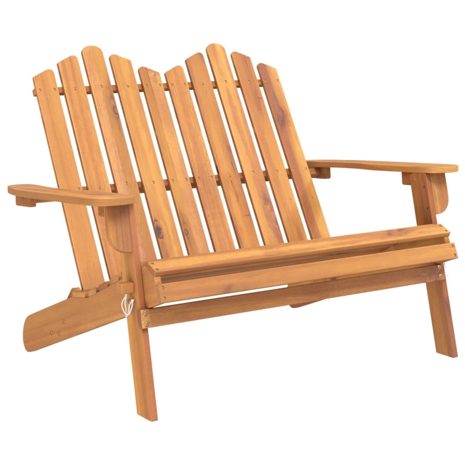 Vidaxl Adirondack-gartenbank 126 Cm Massivholz Akazie günstig online kaufen