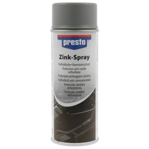 Presto Zinkspray Grau 400ml für Lackreparatur und Korrosionsschutz.