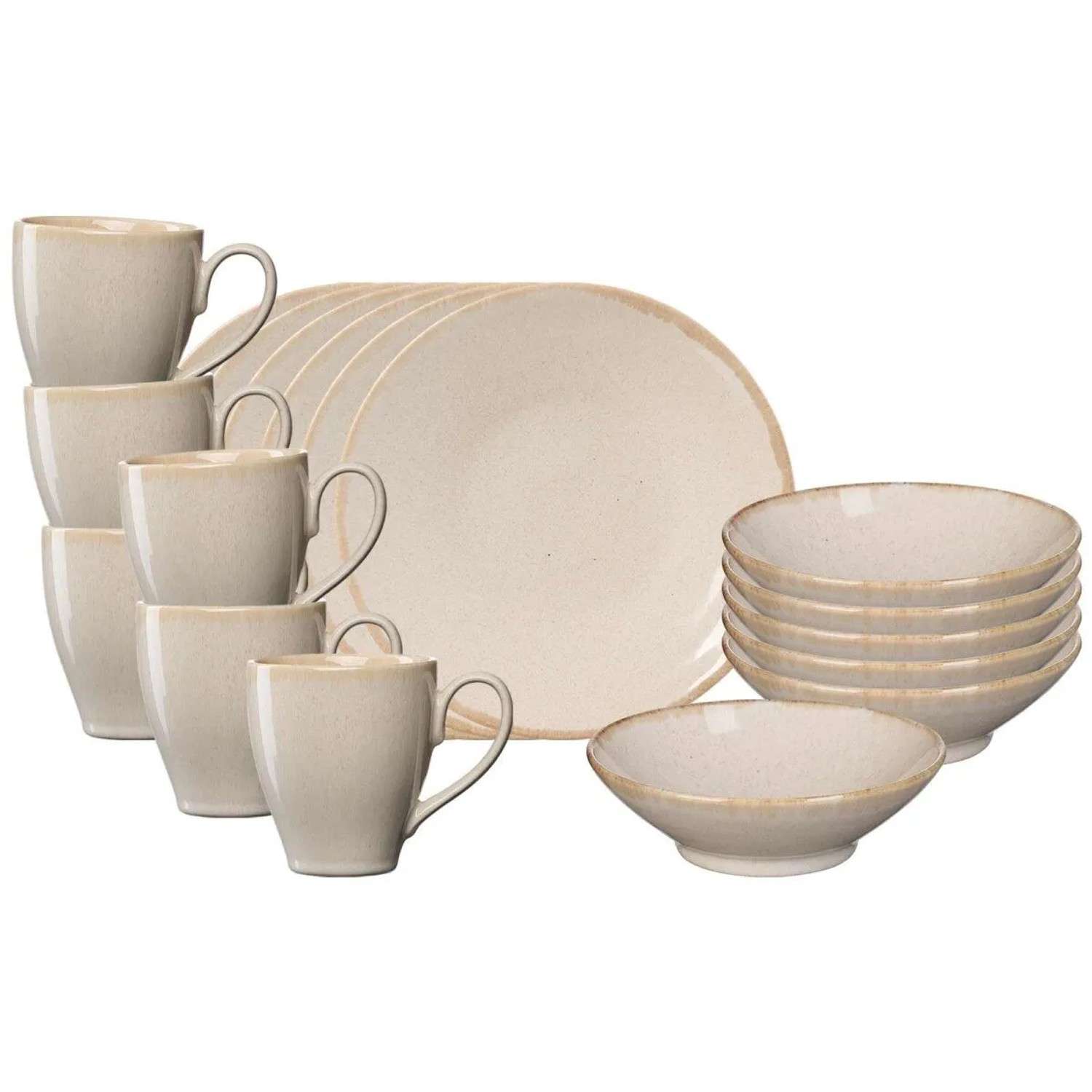 Ritzenhoff & Breker Sahara Frühstücks-Set 18-teilig Creme