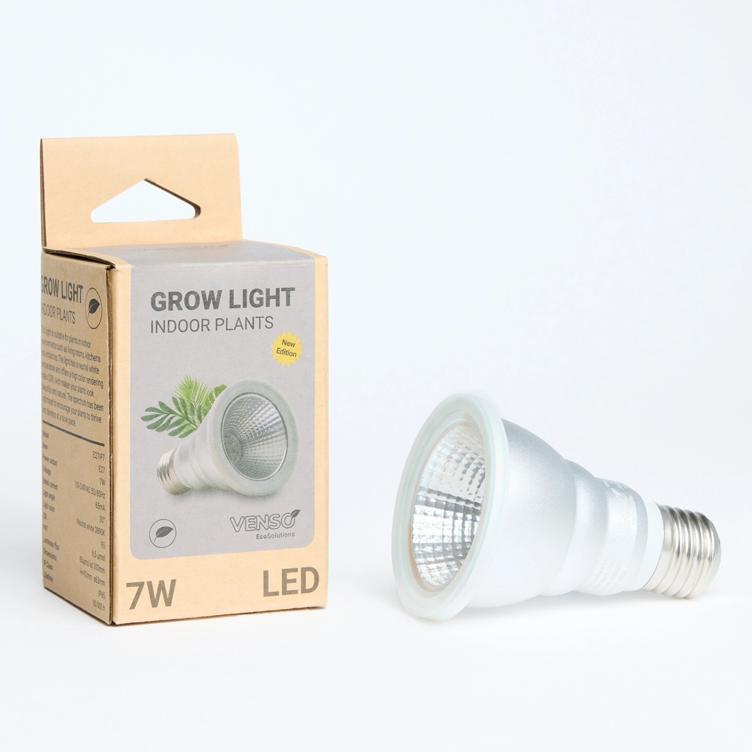 Venso E27 LED-Pflanzenlampe Indoor Plants 7 W