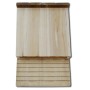 VidaXL Fledermaushaus 2er-Set aus Holz, 22x12x34cm, für den Garten.