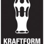 Symbol für Wera Kraftform Ergonomie Schraubendrehergriff, schwarz-weiß.