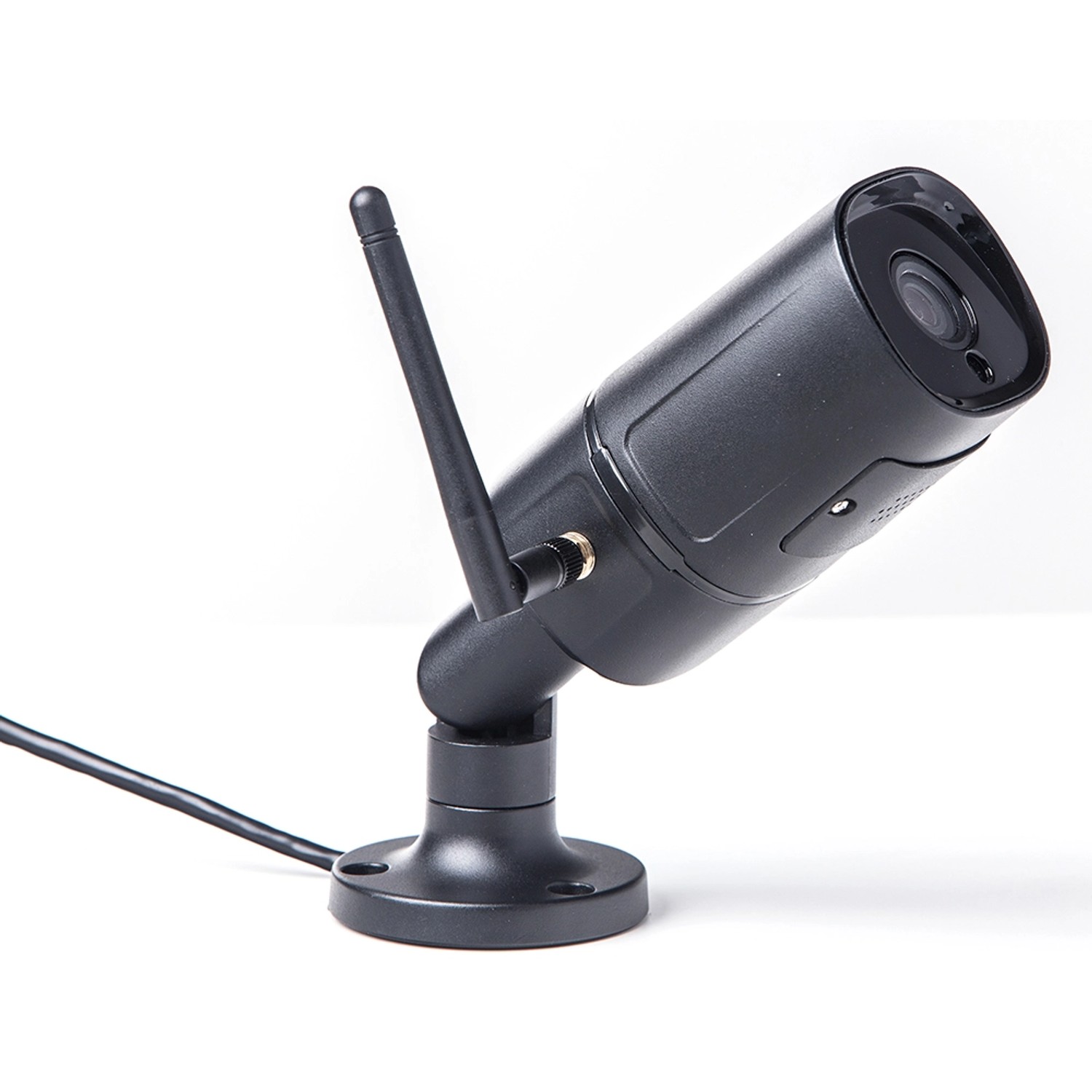 Summer Fun Smart Garden Cam, wetterfeste Outdoor WLAN-Kamera in Schwarz.