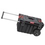 Qbrick System Werkzeug Trolley mit Teleskopgriff und Rädern, 44L Fassungsvermögen.