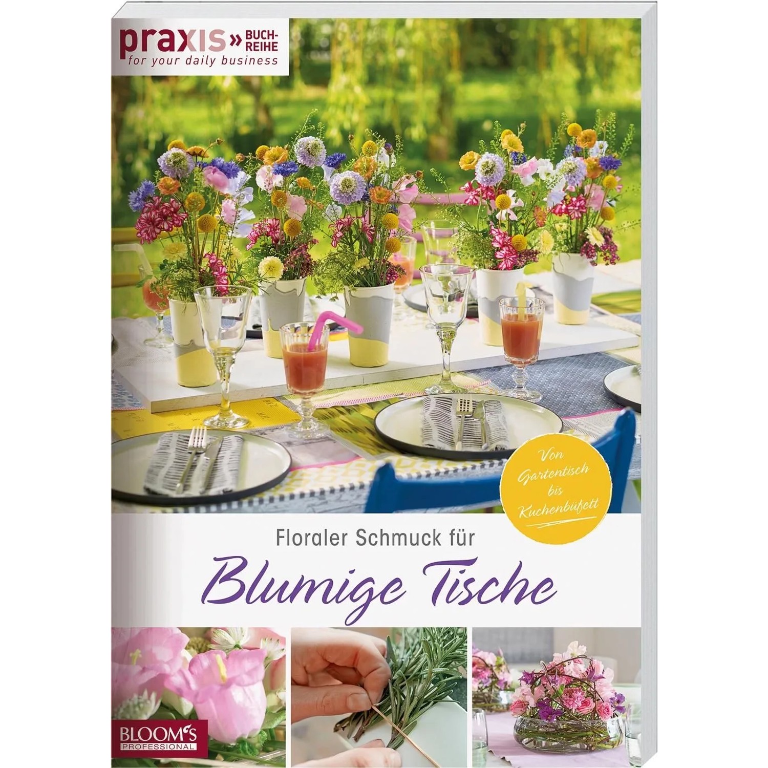 Floraler Schmuck für blumige Tische