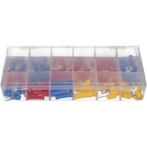Cartrend Kabel-Verbind-Set, 150-teilig, farblich sortiert für Autoelektrik.