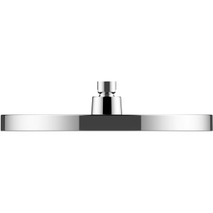 Wenko Kopfbrause Softwater, 26x26 cm, Chrom-Schwarz, aus ABS-Kunststoff.