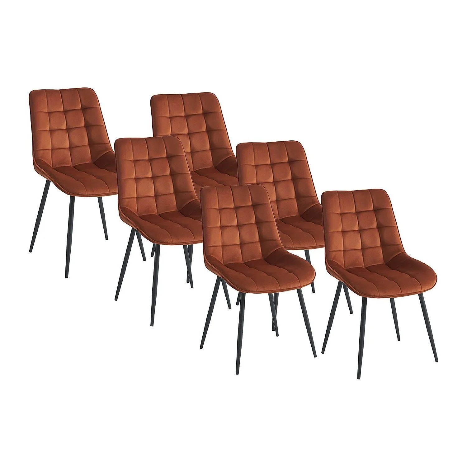 Vente-unique Stuhl Ollua Terracotta 49.5 cm