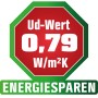 Ud-Wert 0,79 W/m²K für Splendoor Haustür Berlin Prime RC2: Energiesparen