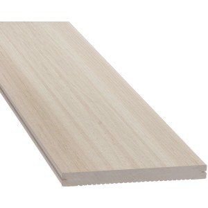 Dreamdeck Terrassendiele WPC Platinum Creme, Vollprofil, pflegeleicht und splitterfrei.