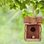 Relaxdays Vogelhaus Holz Natur Mit Schlaufe 30 cm x 12 cm x 9,5 cm 0,3 kg_5