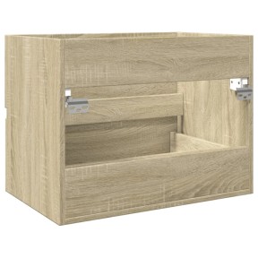 Produktbild von Waschbeckenunterschrank Grau Sonoma 80x30x60 Cm Holzwerkstoff Badezimmermobel Waschbeckenunterschrank Unterschrank Bad Holzschrank Grau 86613051