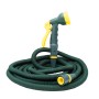 Flexibler Gartenschlauch 33m Grün inkl. Brause und Anschluss Stück_3