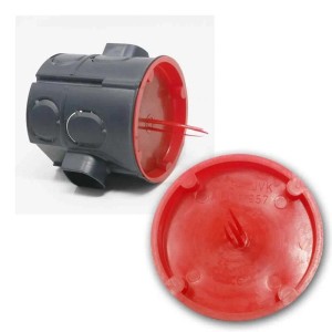 EGB 50er Netz Signal DeckelPutzdeckel Ø70mm UP Dosen