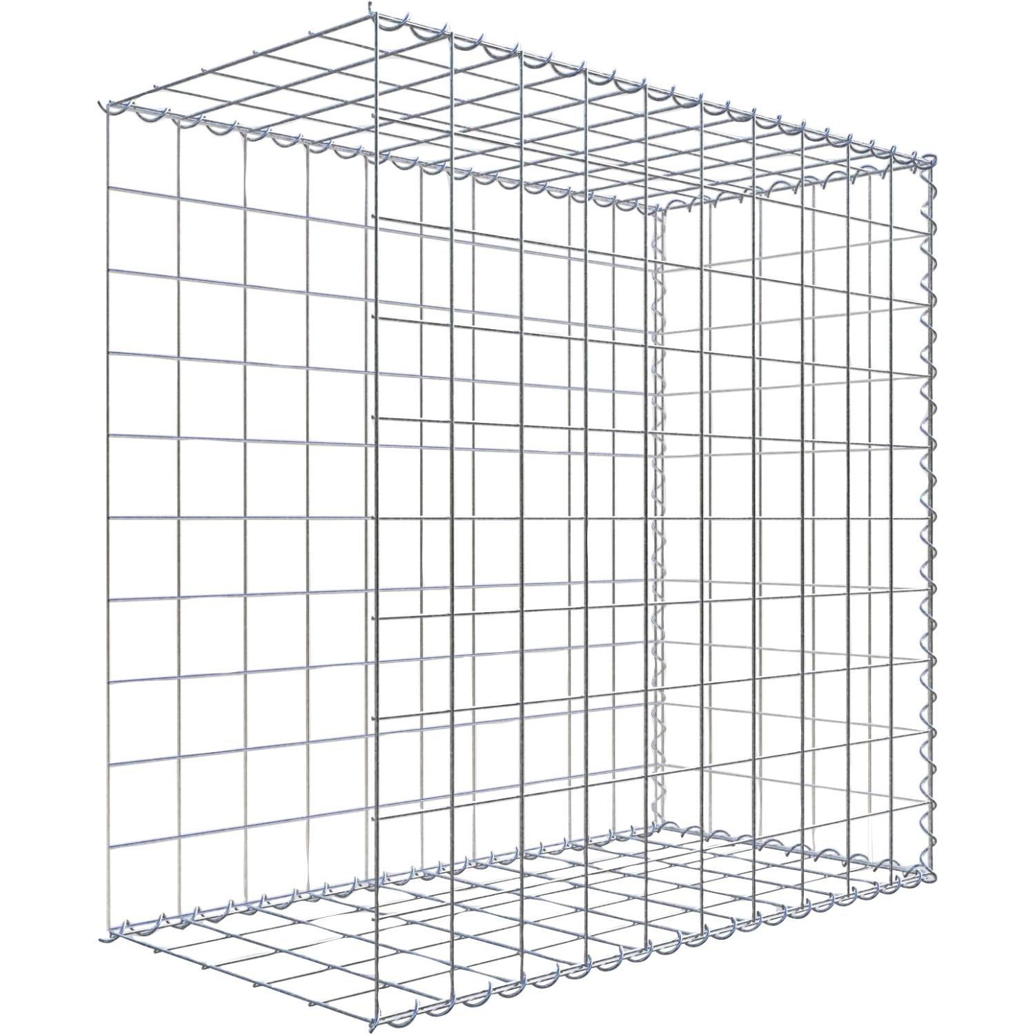 Thumbnail - Gabiona Gabione-Anbaukorb Typ 2 100 x 100 x 50 cm Maschenw 10 x 10 cm