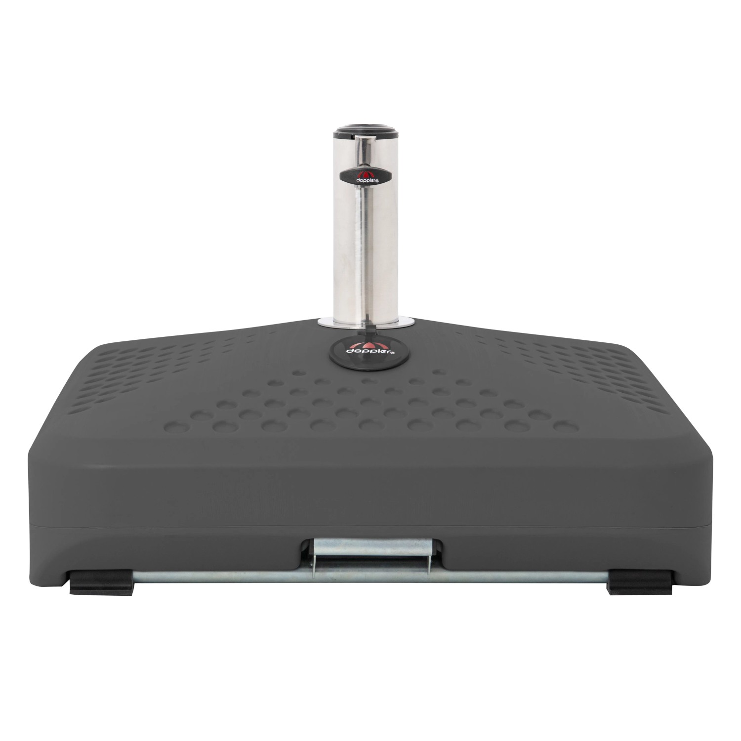 Doppler Füllsockel Active Fill-It 3-in-1, rollbarer Schirmständer in Anthrazit, 50 l.