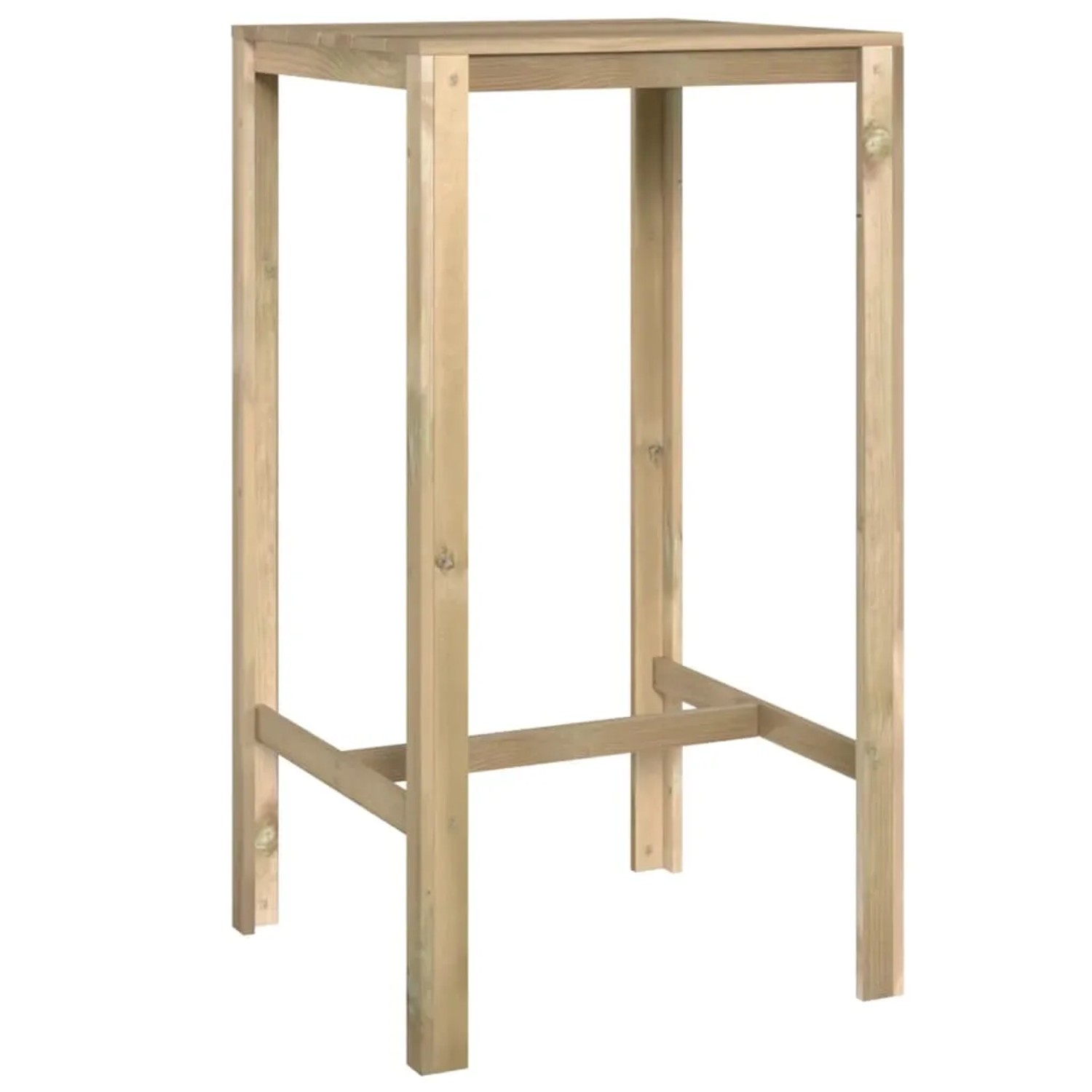 vidaXL Bartisch 60x60x110 cm Imprägniertes Kiefernholz 318219