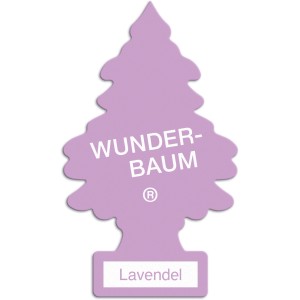Wunderbaum Lavendel 3er-Set, Lufterfrischer für Auto in Lavendel-Optik.
