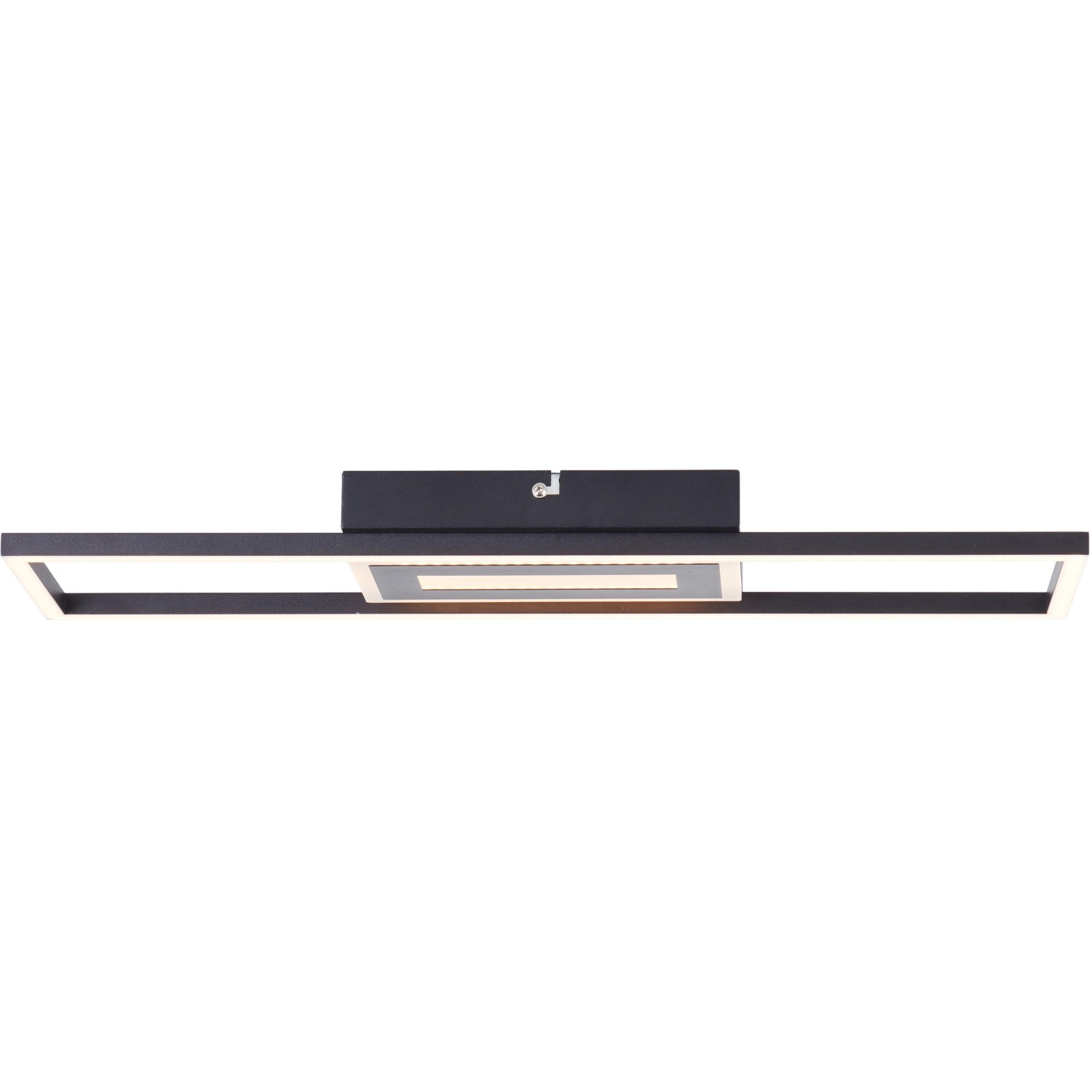 Brilliant LED-Deckenleuchte Besson Schwarz 55 cm x 16 cm