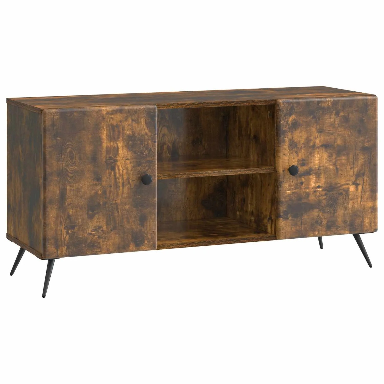 vidaXL TV-Schränk Geräucherte Eiche 102 x 34,5 x 50 cm Holzwerkstoff 895620